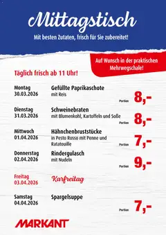 Vorschau von dem Prospekt des Geschäftes Markant, gültig ab dem 30.03.2026