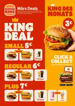 Vorschau der Angebote: Angebote Burger King: März Deals gültig ab 09.03.2026