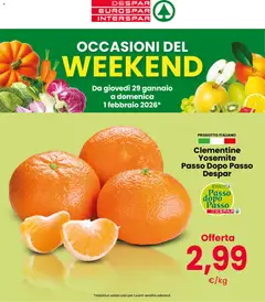 Anteprima dell'opuscolo Volantino Weekend dal negozio Interspar valido da 29/01/2026