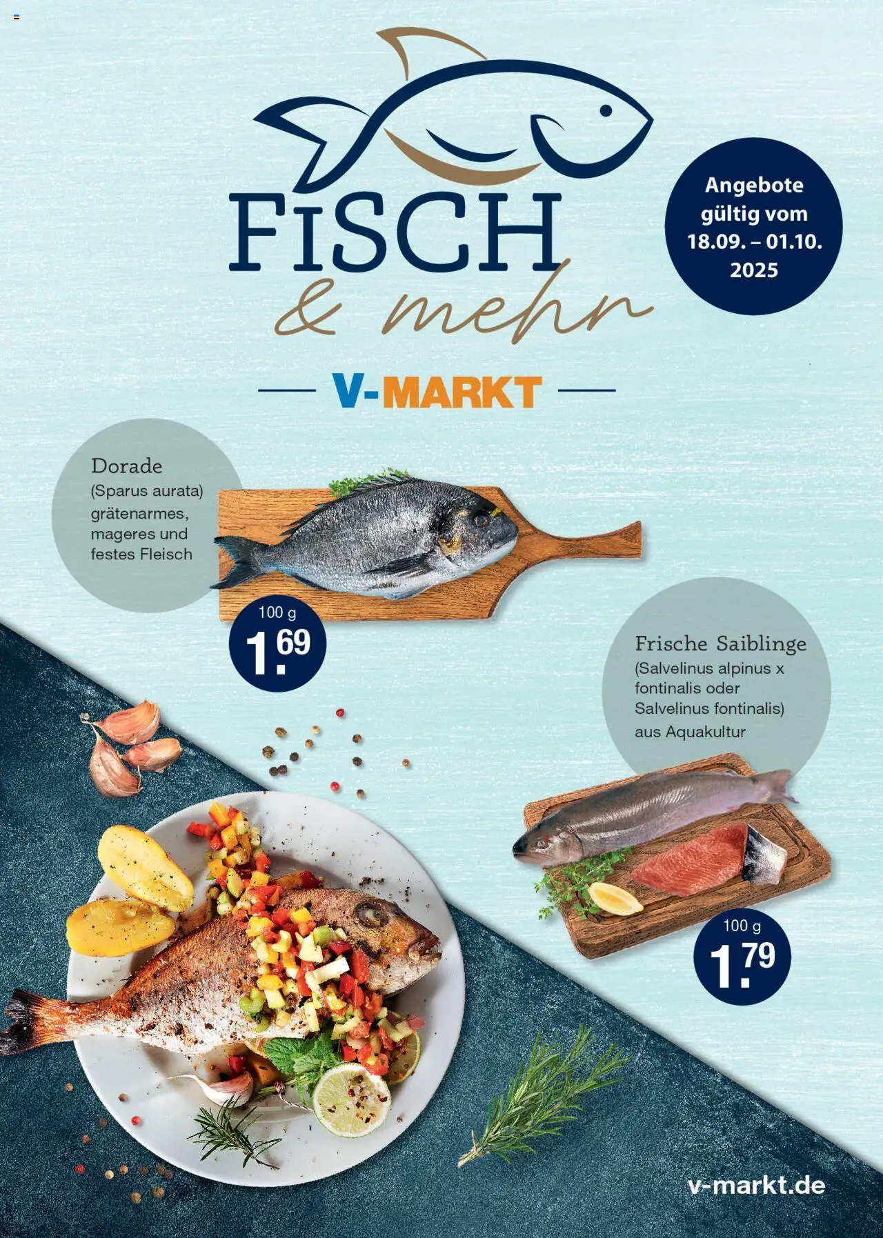 V-Markt Angebote (vom 18.09.2025) - Fischangebote München