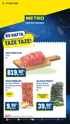 Metro Katalog 21.01.2026 - Broşürünün önizlemesi