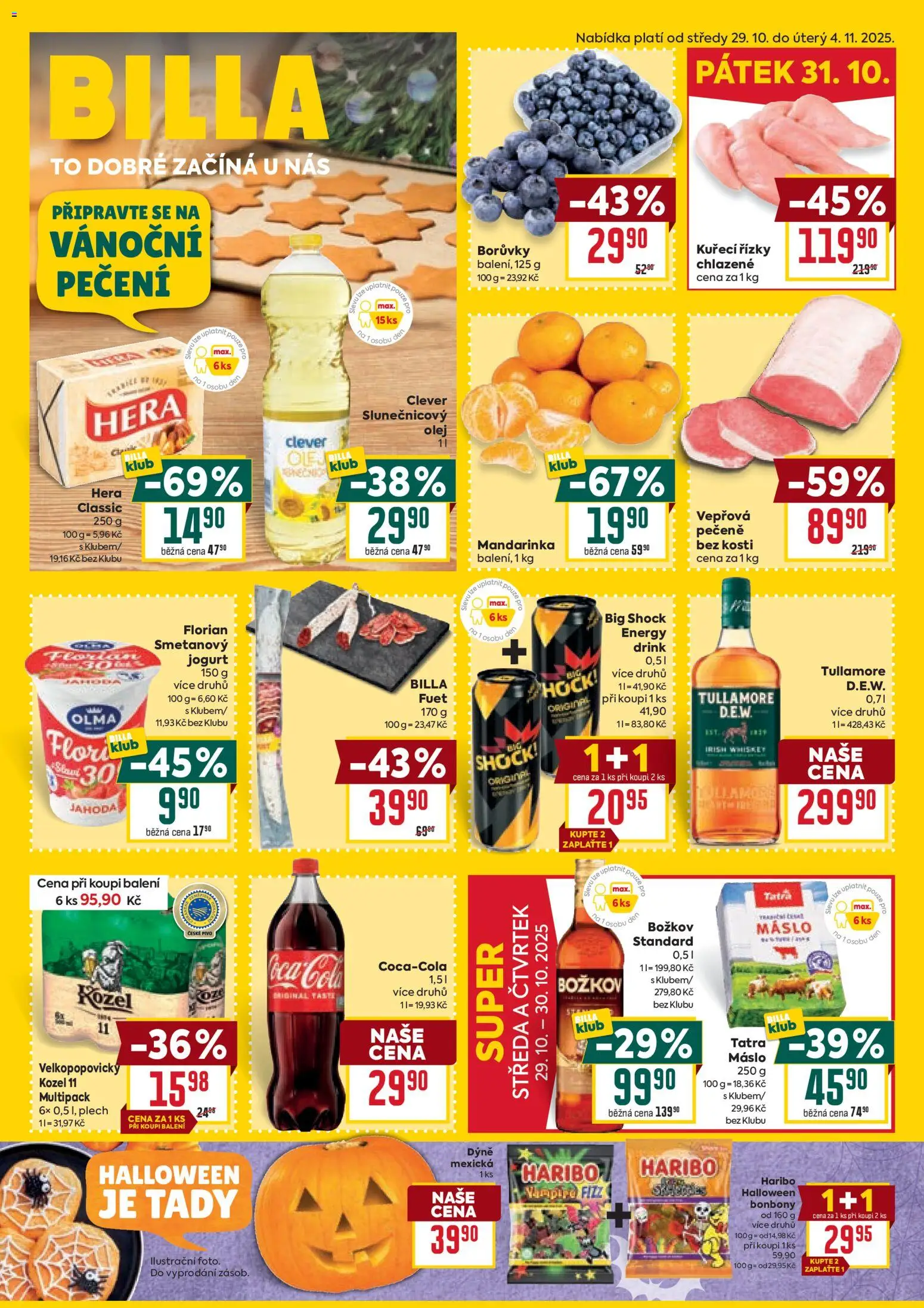 Náhled nabídky: Billa Malý leták platný od 29.10.2025