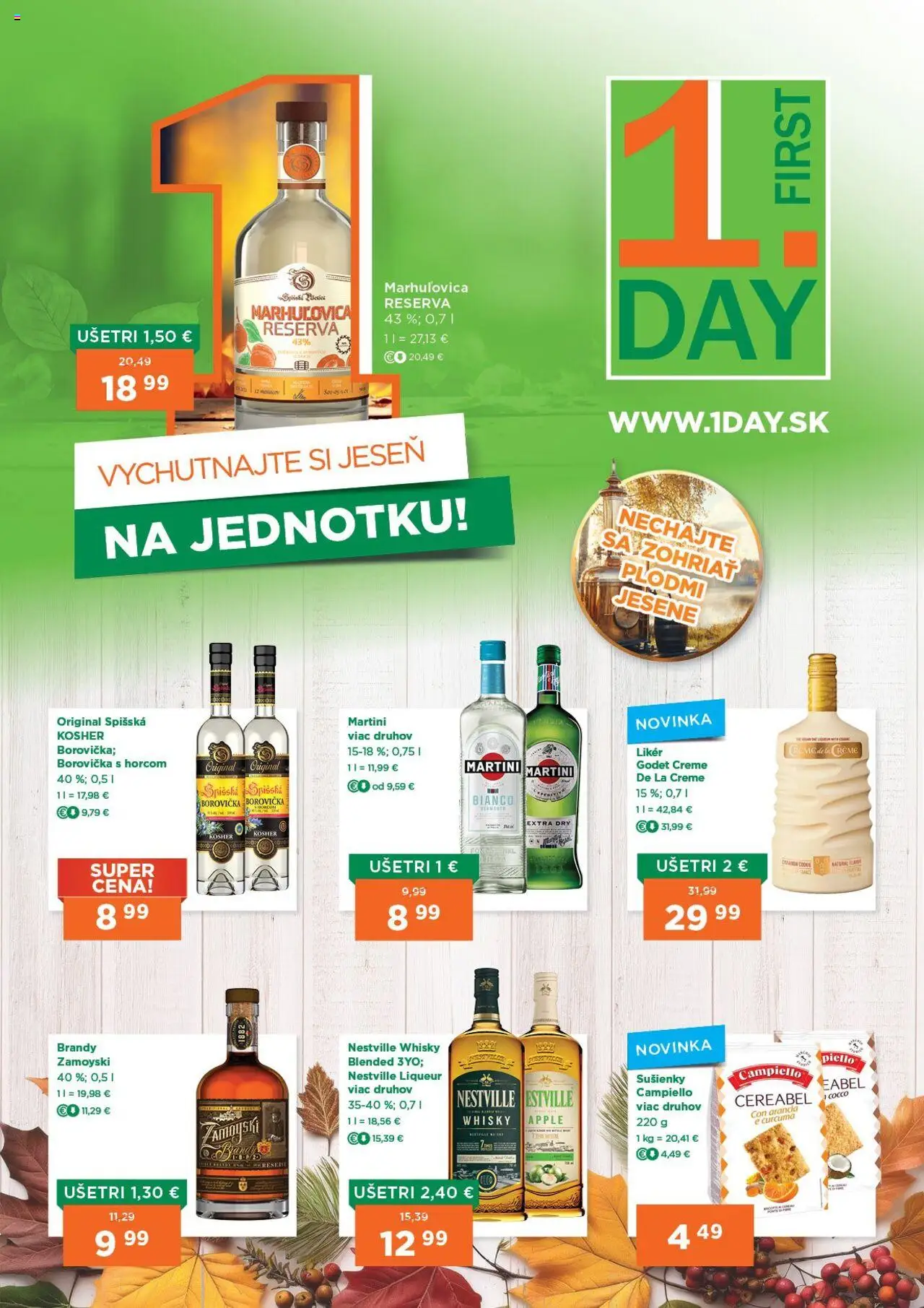 1day Leták (09.10. - 22.10.2025) - Akčná ponuka