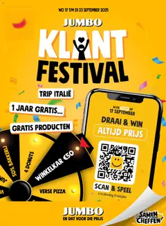 Voorbeeld van Folder / Publicité van winkel JUMBO geldig vanaf 17/09/2025