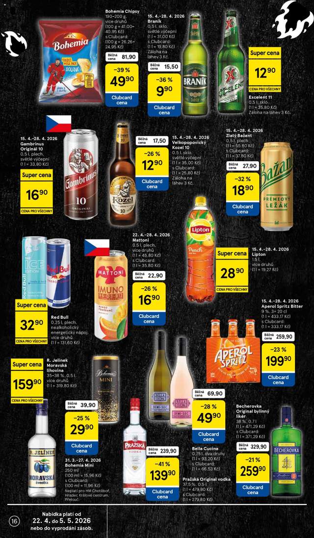 Nový Tesco leták od 22.04.
