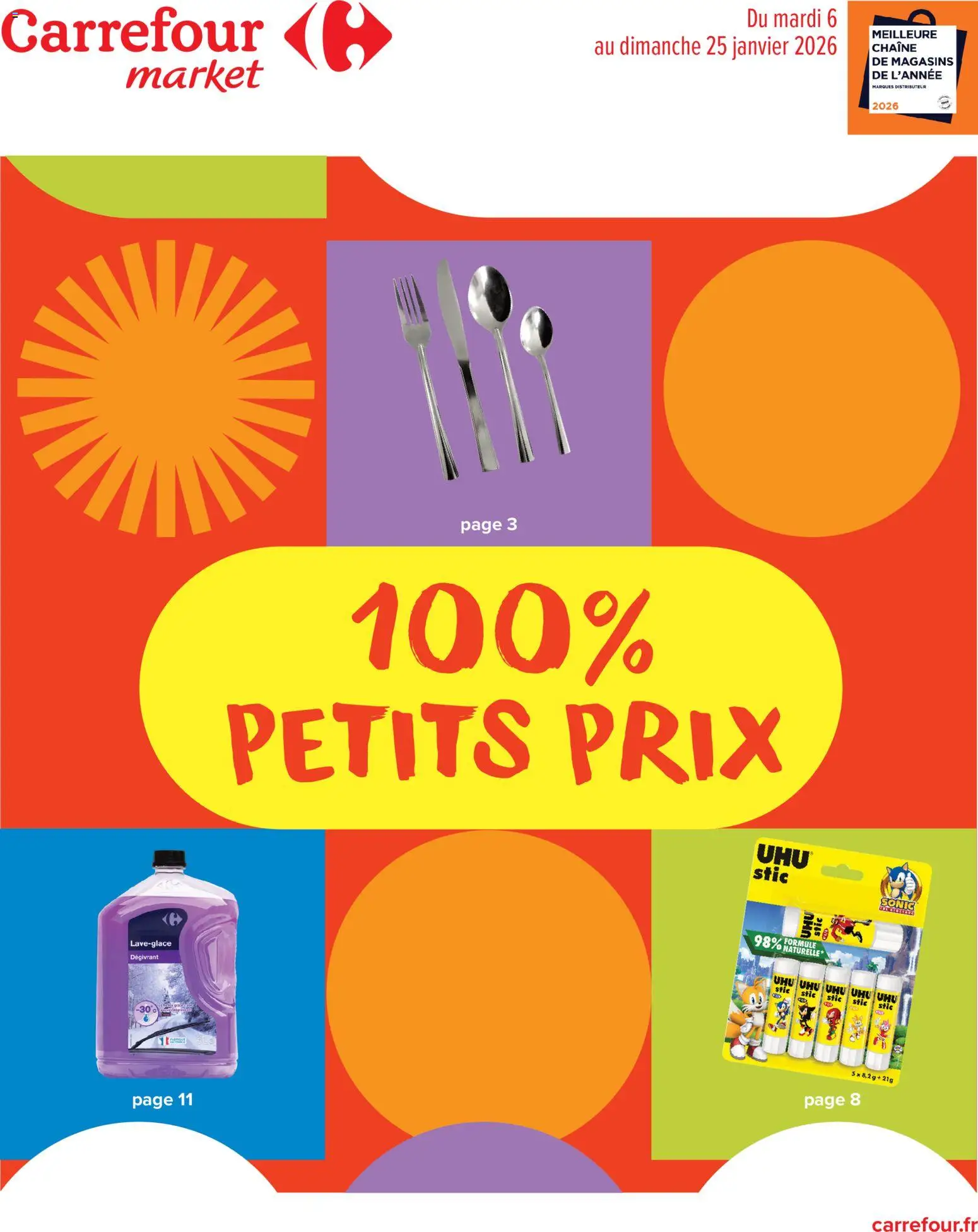 Prévisualisation de 100% petits prix du magasin Carrefour Market formulaire valide 06/01/2026