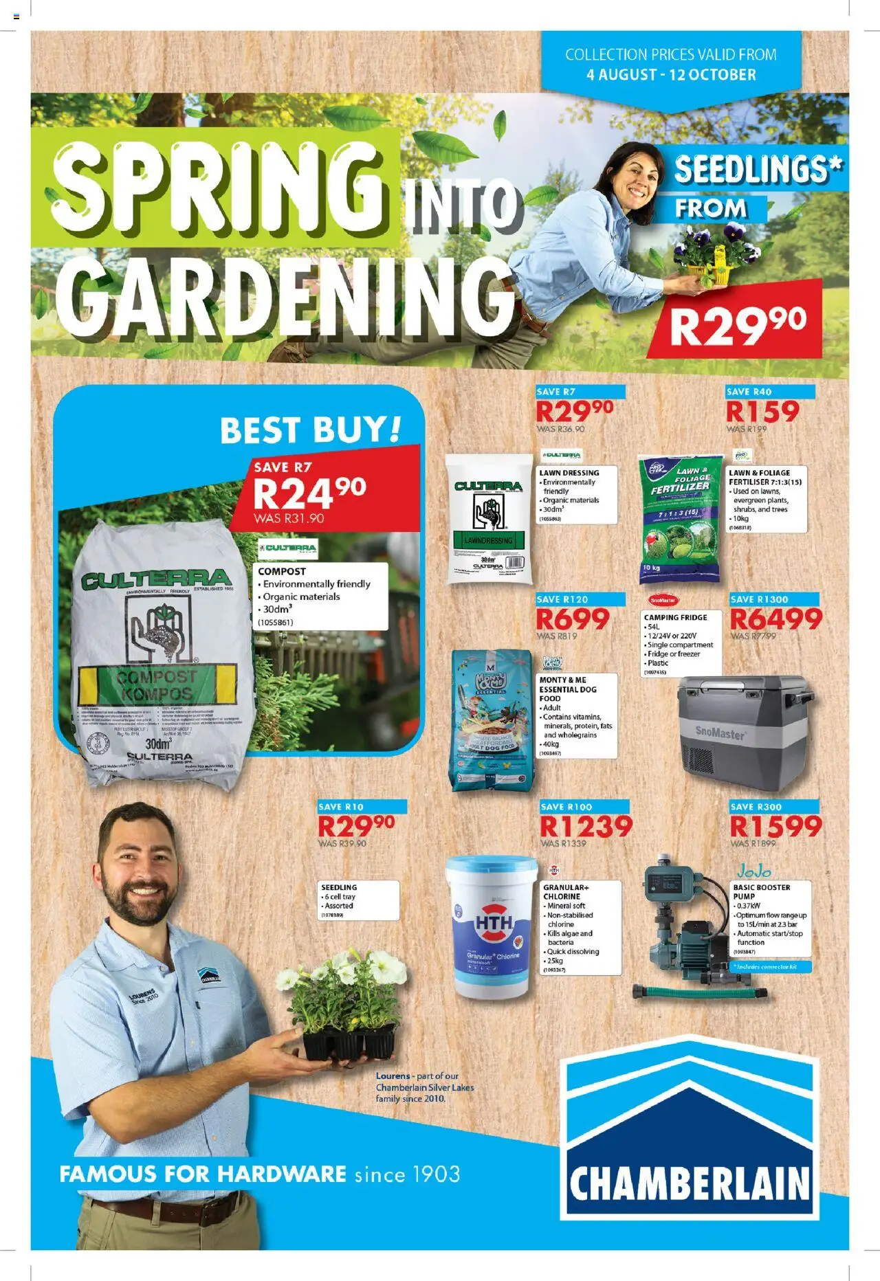 Chamberlain Spring Into Gardening from 04/08 - 12/10/2025 > Promotions