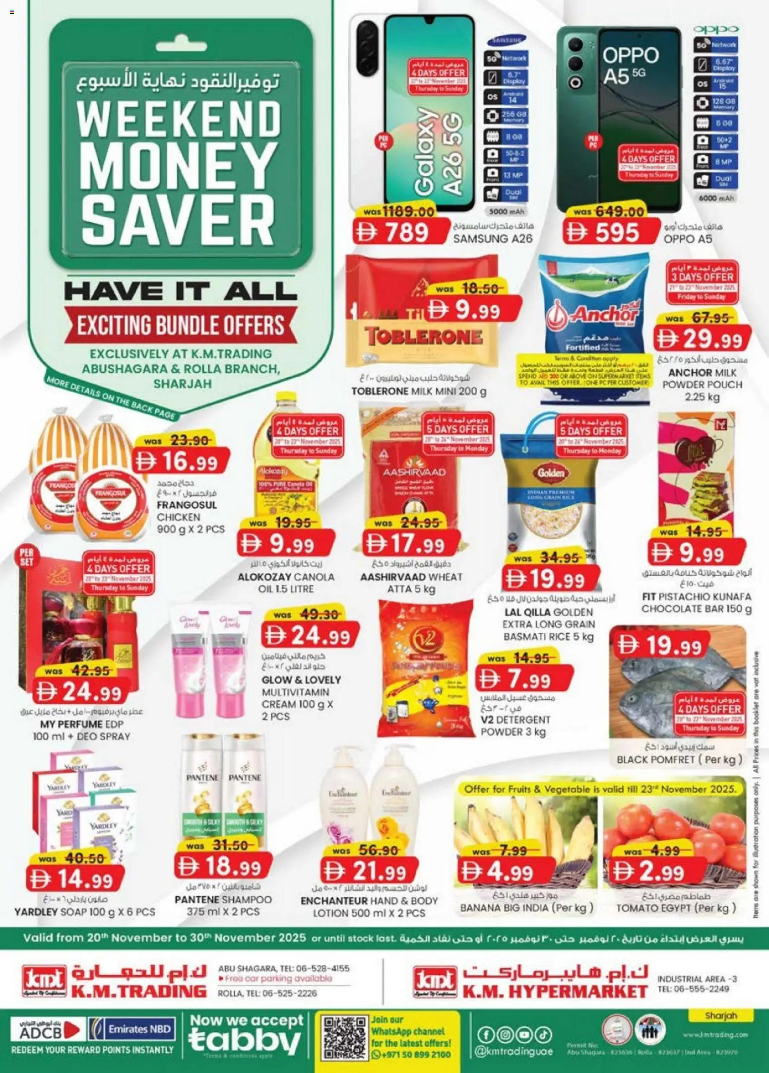 Preview of the catalogue Weekend money saver of store KM Trading valid from 20 Nov, 2025