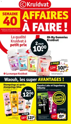 Prévisualisation de Folder de la semaine 40 du magasin Kruidvat formulaire valide 30/09/2025