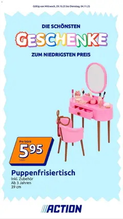 Vorschau von dem Prospekt des Geschäftes Action, gültig ab dem 29.10.2025