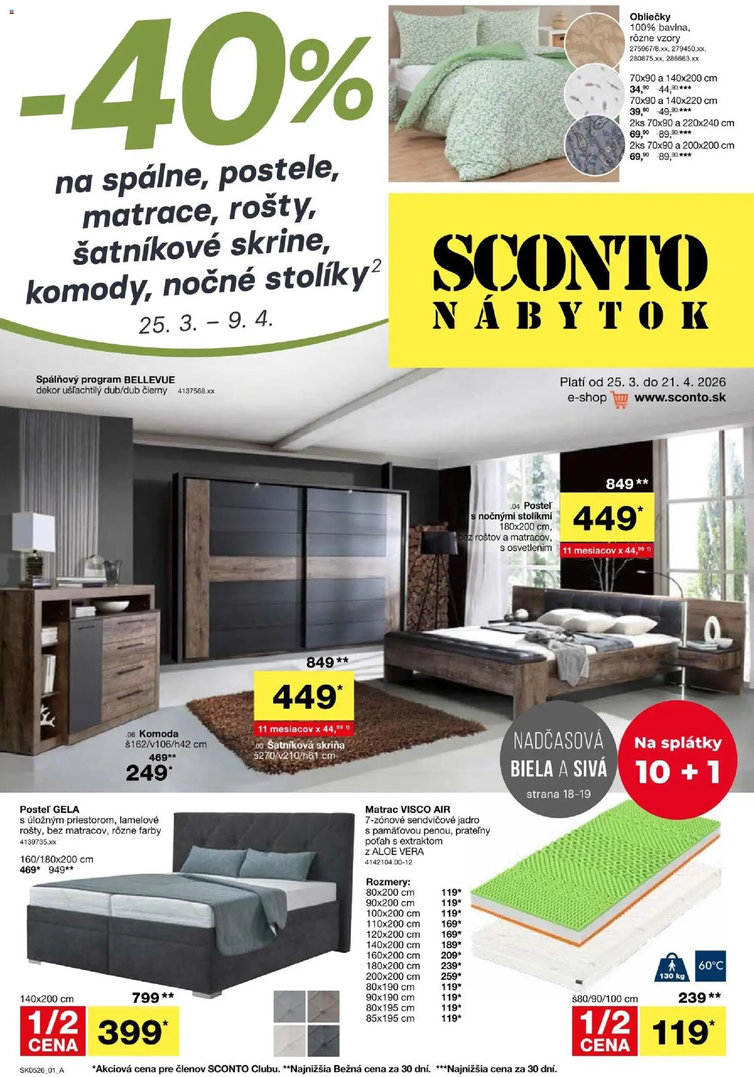 Náhľad Sconto nábytok letáku platného od 25.03.2026