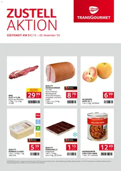 Vorschau der Angebote: Transgourmet Zustellaktion gültig ab 15.12.2025
