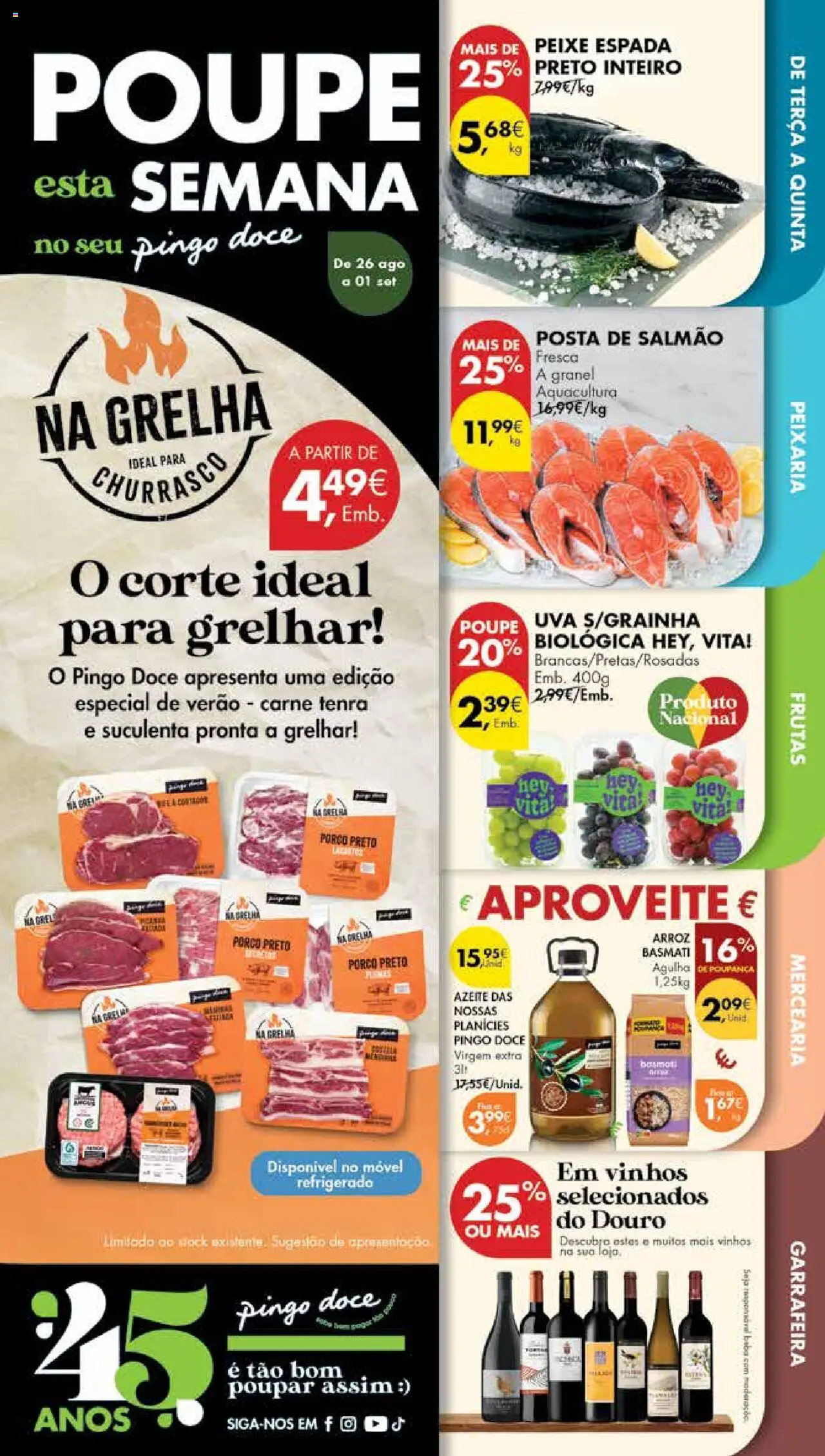 Pingo Doce Folheto de 26/08/2025 - catálogo esta semana - página 1