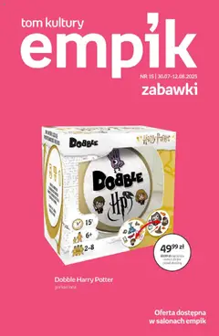 Pogląd gazetki "Tom kultury - Zabawki" ze sklepu Empik ważnej od 30.07.2025