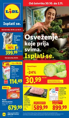 Pregled Lidl kataloga - važi od 30.10.2025