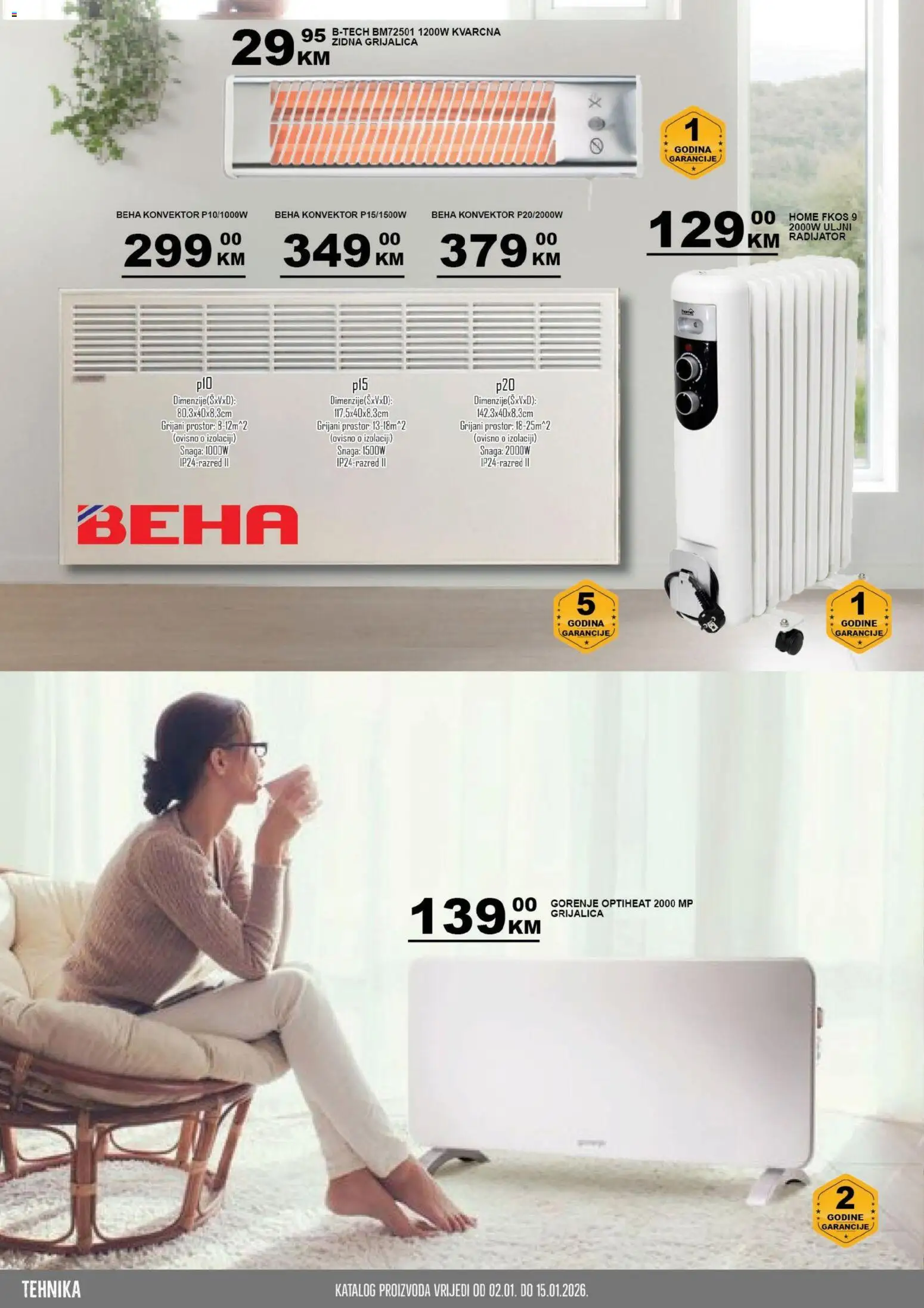 Pregled letka Katalog trgovine Prodex vrijedi od 2026.01.02