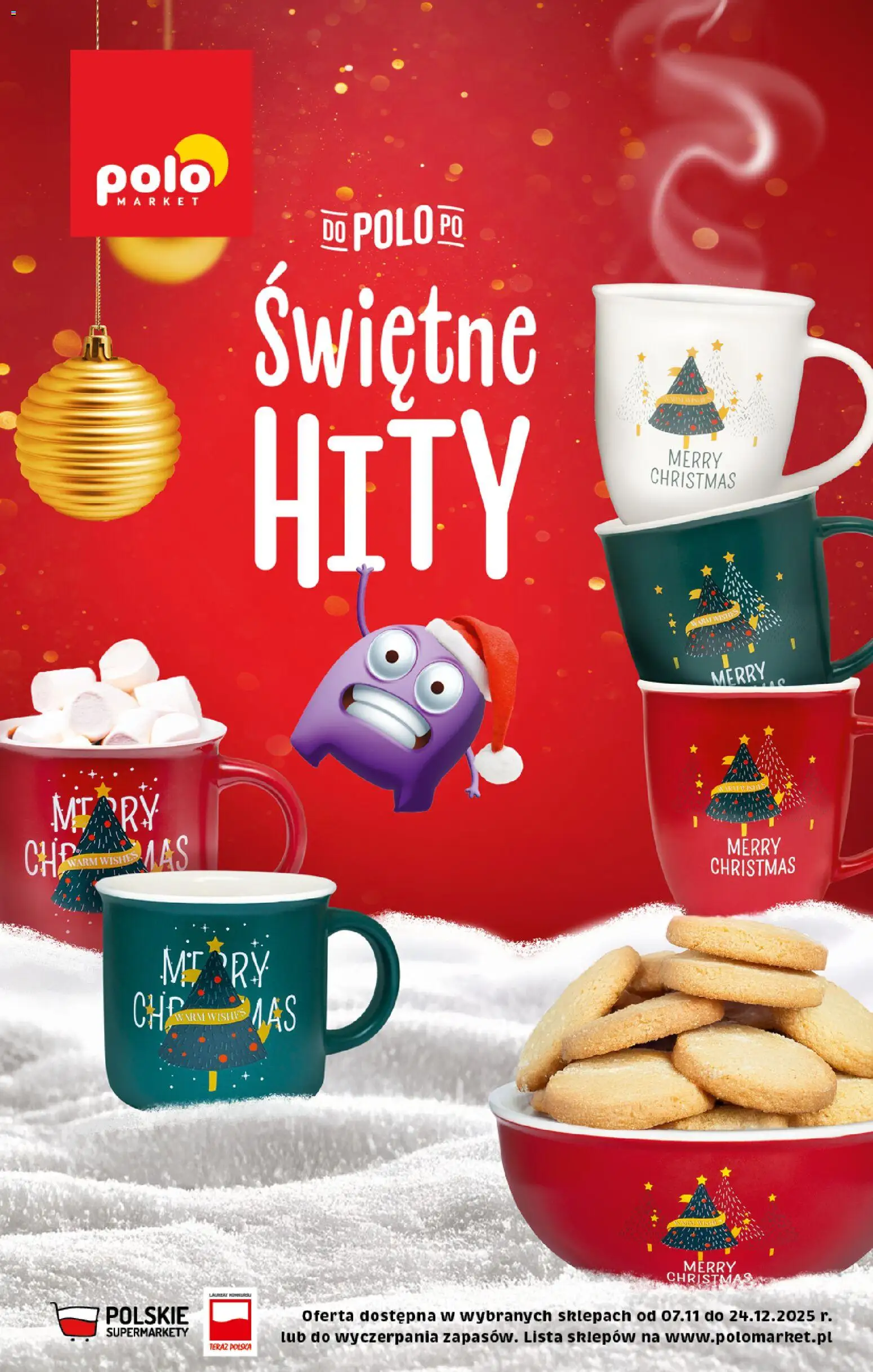 Pogląd gazetki "Boże Narodzenie" ze sklepu POLOmarket ważnej od 07.11.2025