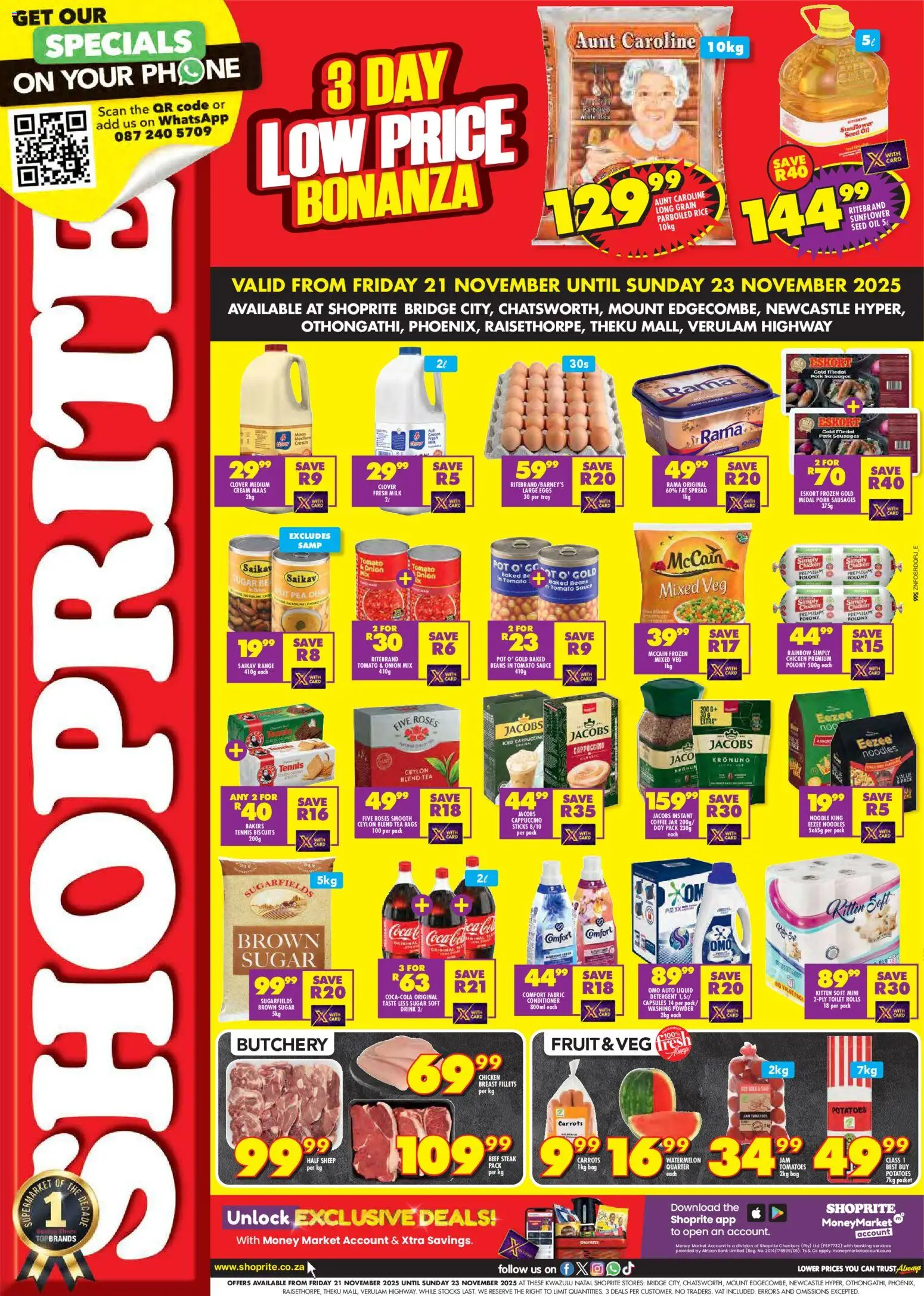 Preview of Shoprite flyer valid from 21/11/2025