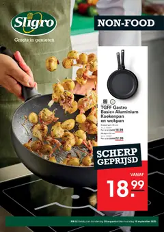 Voorbeeld van Non-Food van winkel Sligro geldig vanaf 28-08-2025