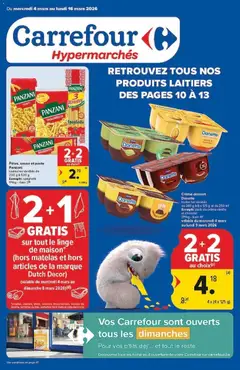 Voorbeeld van Carrefour Folder de la semaine 10 van winkel Carrefour geldig vanaf 04/03/2026