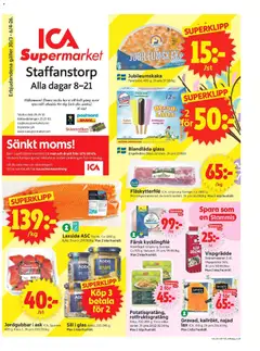 Förhandsgranska reklamblad Staffanstorp från butik ICA Supermarket gäller från 30/03/2026