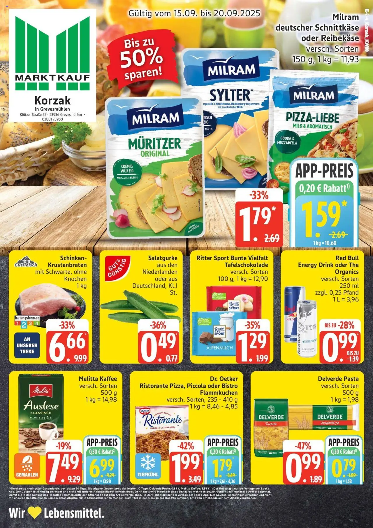 MARKTKAUF Prospekt ab Montag 14.09.2025 > Marktkauf: Wochenangebote