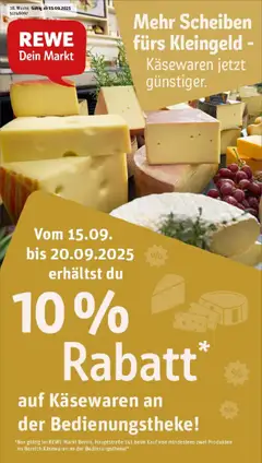 Vorschau von dem Prospekt des Geschäftes Rewe, gültig ab dem 14.09.2025