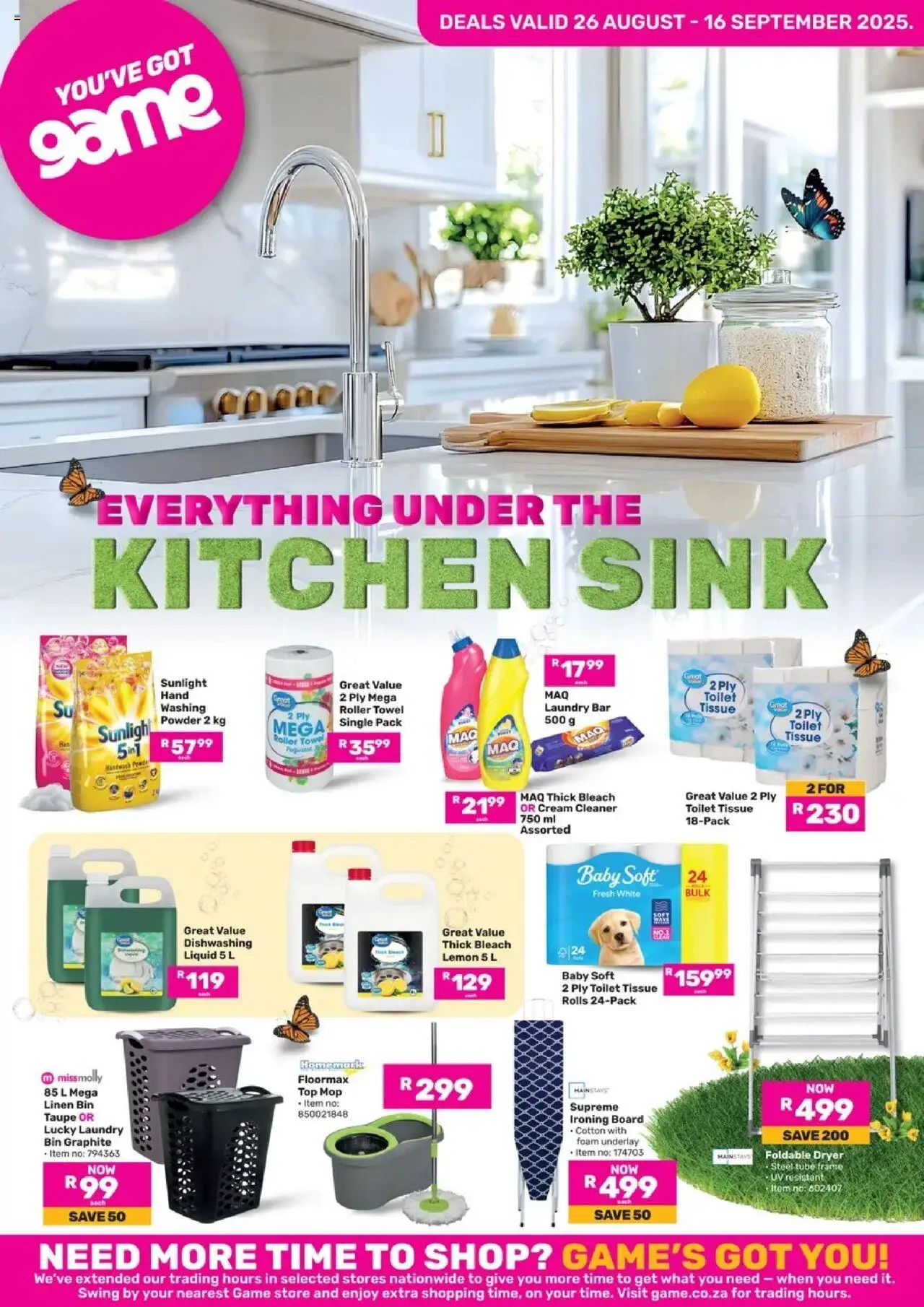 Game Everything Under The Kitchen Sink from 26/08 - 16/09/2025 > Promotions
