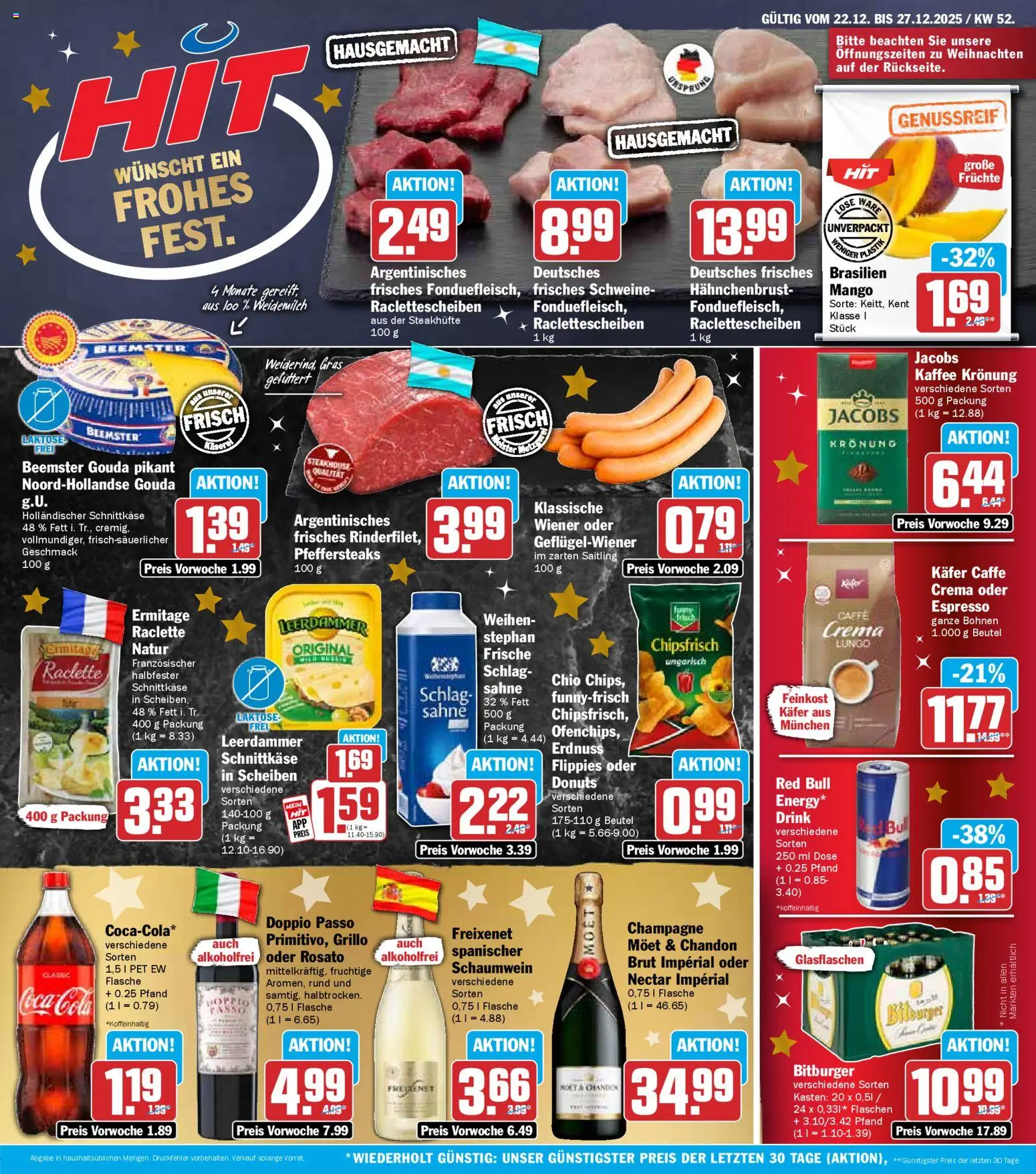 Vorschau von dem Prospekt des Geschäftes HIT, gültig ab dem 22.12.2025