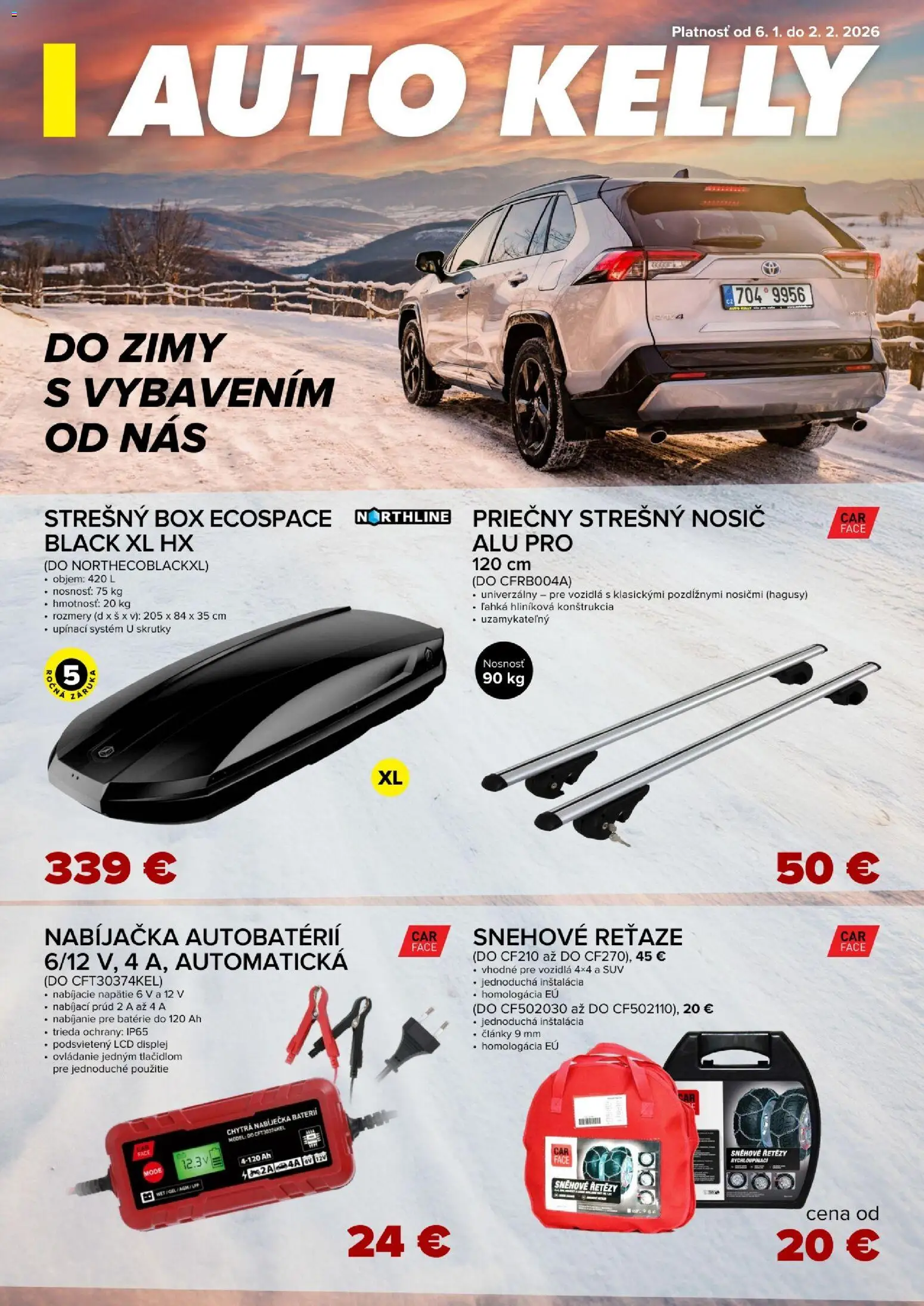 Náhľad Auto Kelly letáku platného od 06.01.2026 - Nabíjačka