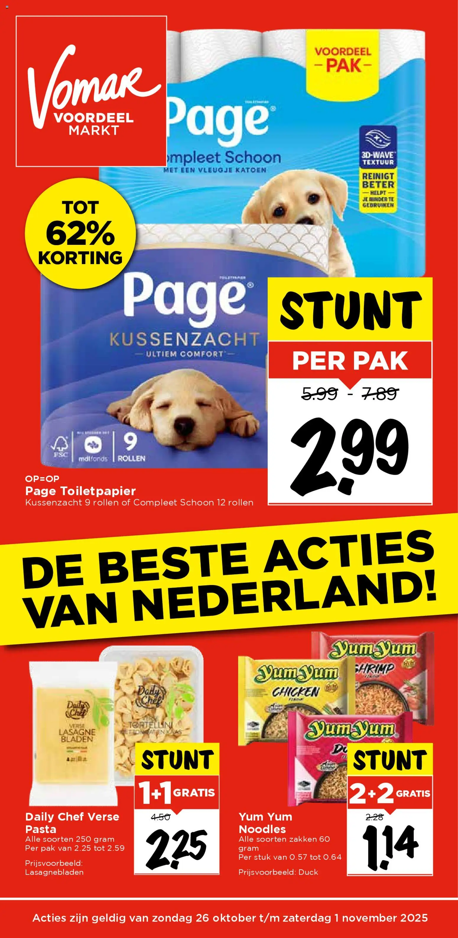 Vomar shop Folder geldig vanaf 26-10-2025 - Paginanummer 1
