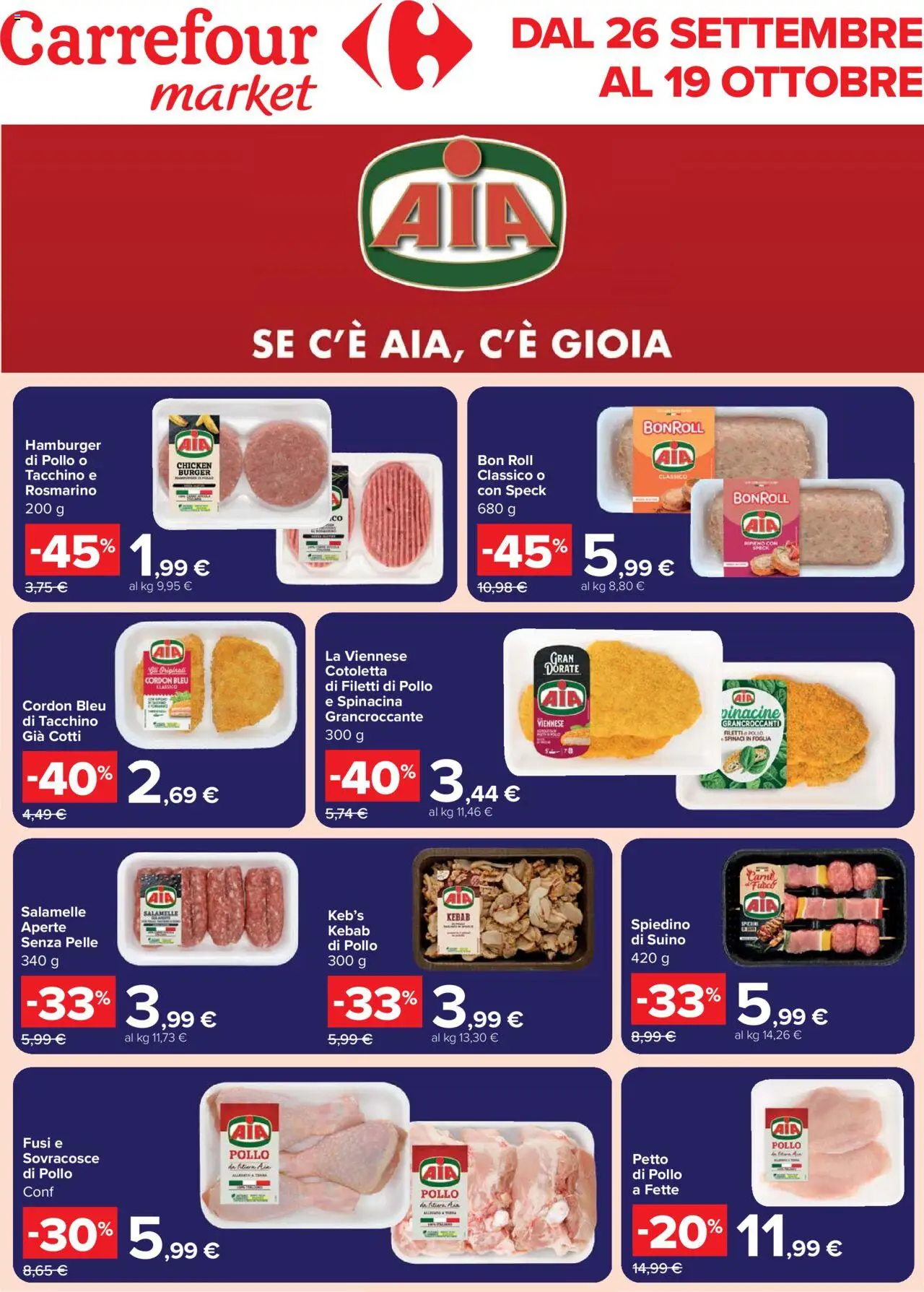 Volantino Carrefour valido da 26/09/2025 numero di pagina 1