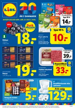 Eksempel på tilbudsavis Tilbudsavis fra butik Lidl gyldig fra 27/07/2025