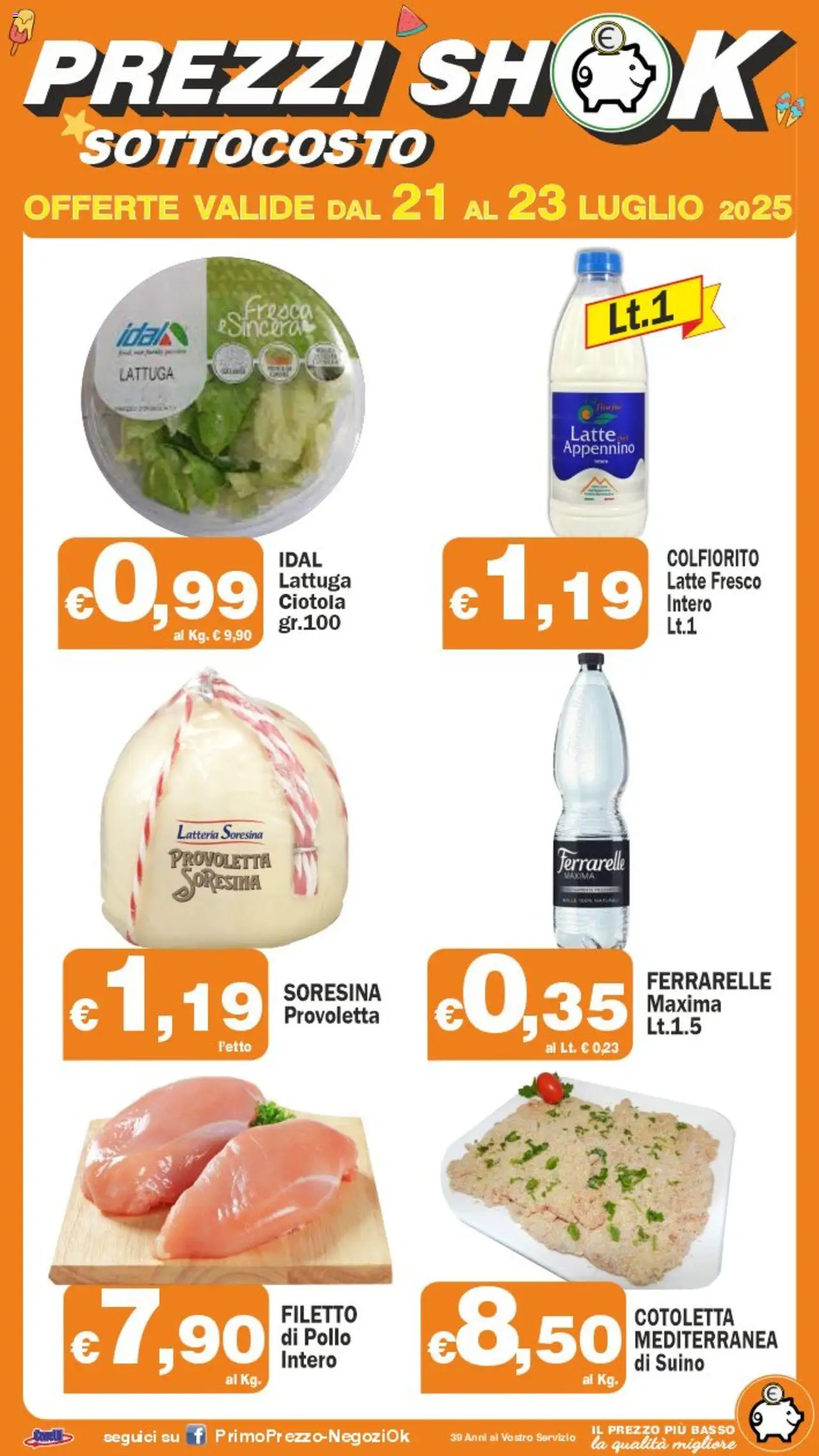 Volantino Primo Prezzo valido da 21/07/2025 numero di pagina 1