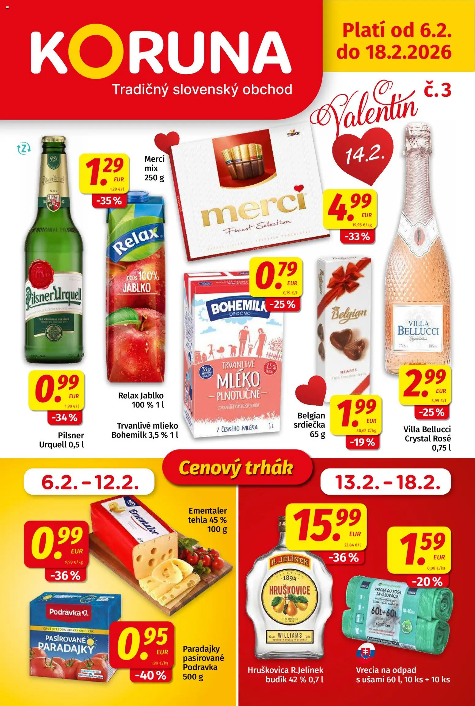 Náhľad Koruna letáku platného od 06.02.2026