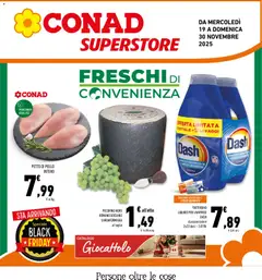 Anteprima dell'opuscolo Volantino Superstore Lazio dal negozio Conad valido da 19/11/2025