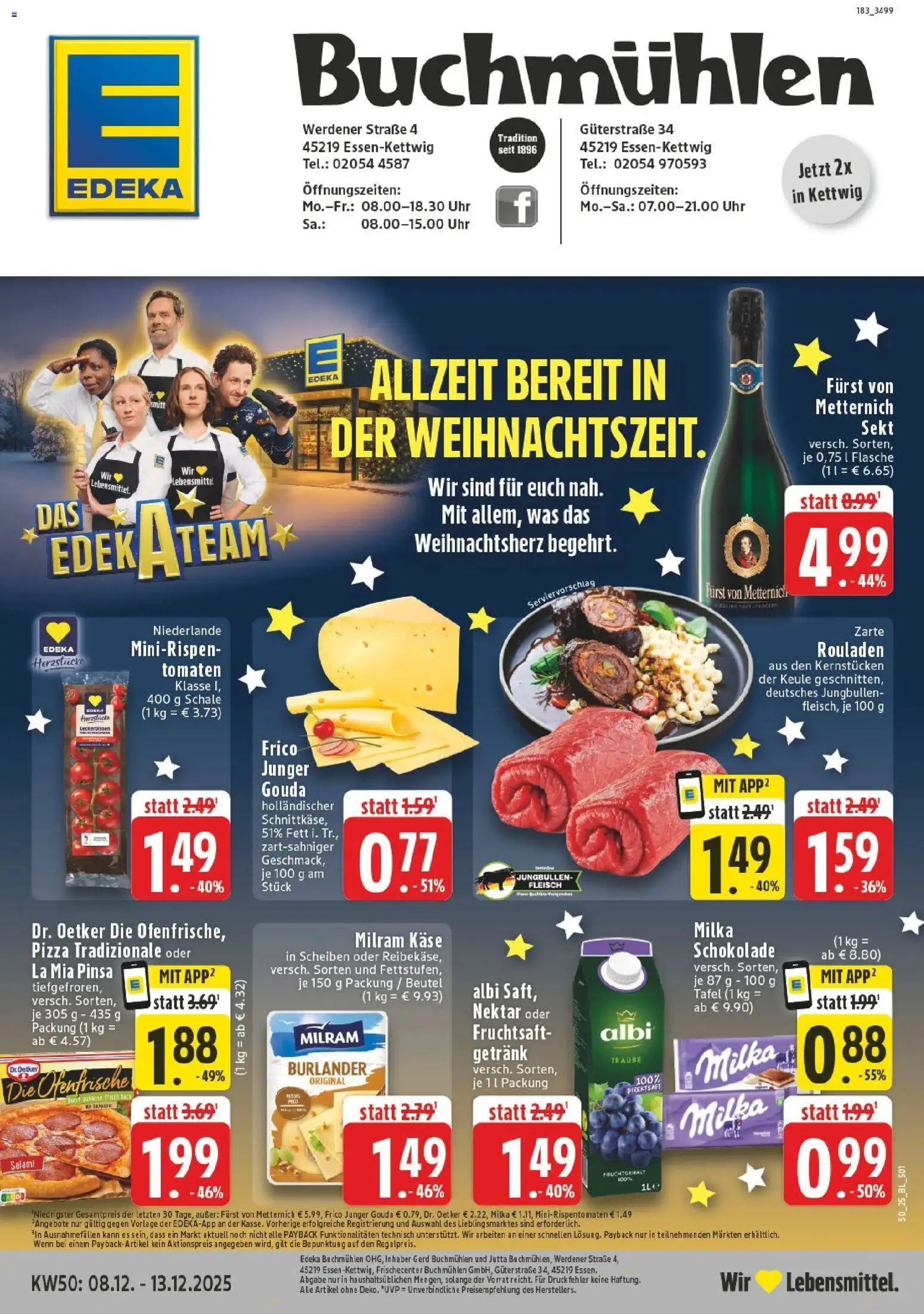 Vorschau von dem Prospekt des Geschäftes Edeka, gültig ab dem 08.12.2025