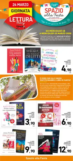 Anteprima dell'opuscolo Spazio Conad volantino Lettura Day dal negozio Spazio Conad valido da 18/03/2026