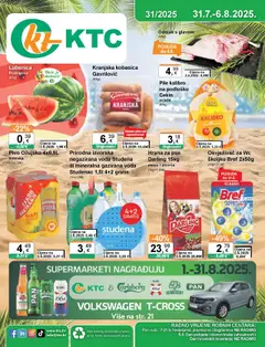 Pregled letka Katalog trgovine KTC vrijedi od 31.07.2025