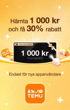 Förhandsgranska reklamblad Temu från butik Upptäcka gäller från 16/07/2025