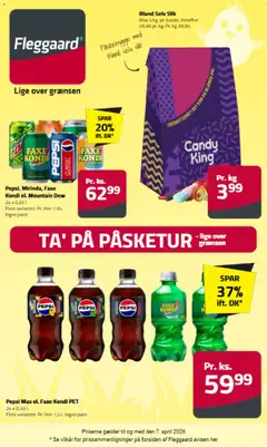 Eksempel på tilbudsavis Fleggaard - Spar mere - lige over grænsen fra butik Fleggaard gyldig fra 18/03/2026