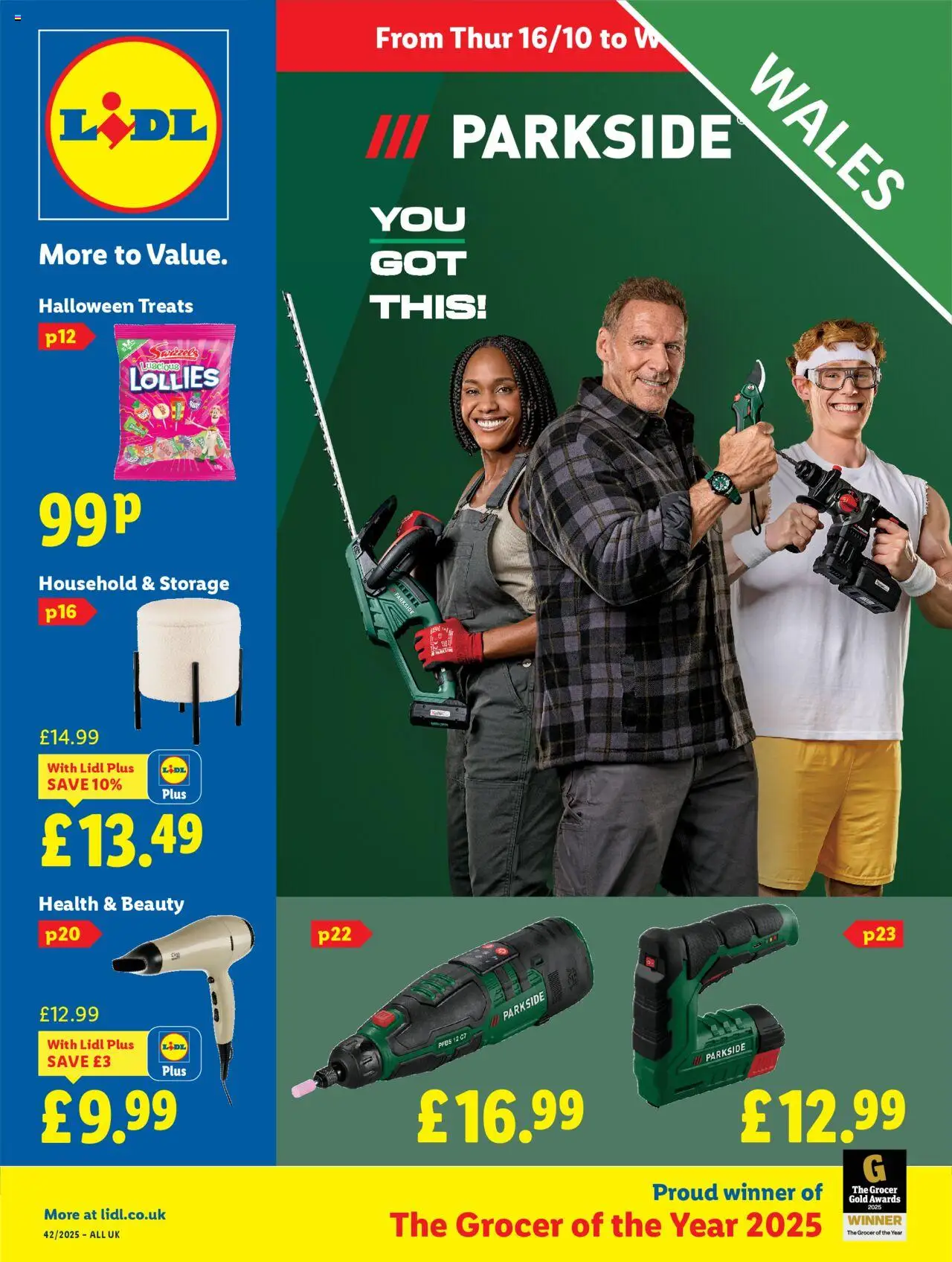 Lidl shop Lidl Weekly Wales valid from 16/10/2025 - Page number 1