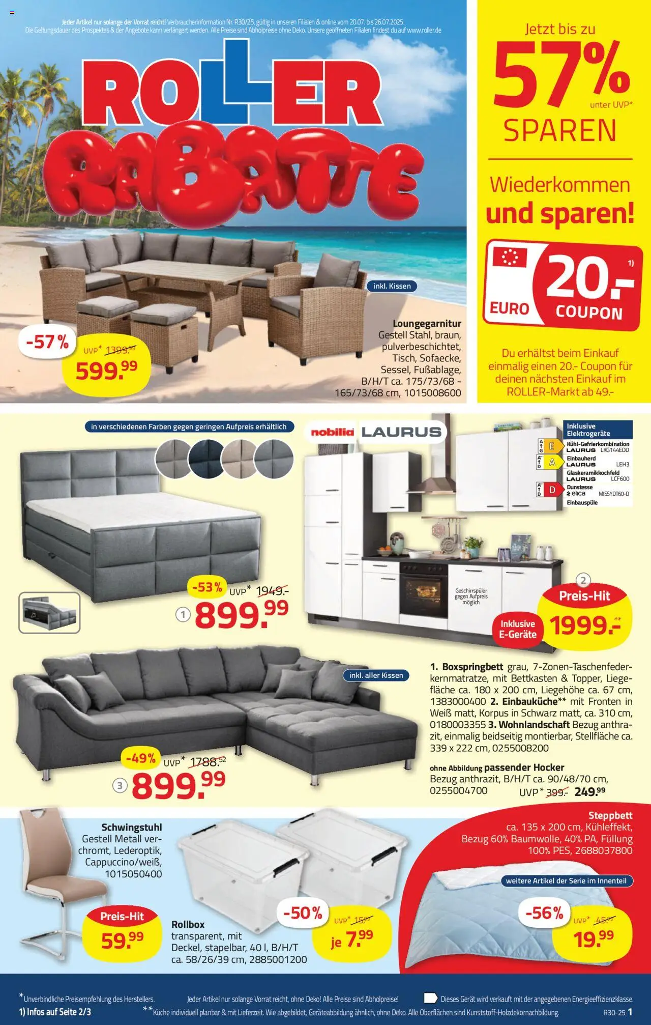 Roller Prospekt (vom 20.07.2025 - 26.07.2025)