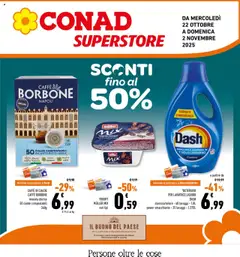 Anteprima dell'opuscolo Volantino Superstore Lazio dal negozio Conad valido da 22/10/2025