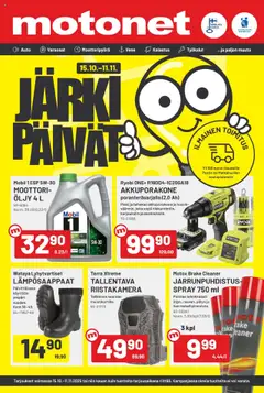 Kaupan Motonet Tarjoukset esikatselu, voimassa 15/10/2025