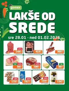 Pregled Gomex kataloga - važi od 28.01.2026