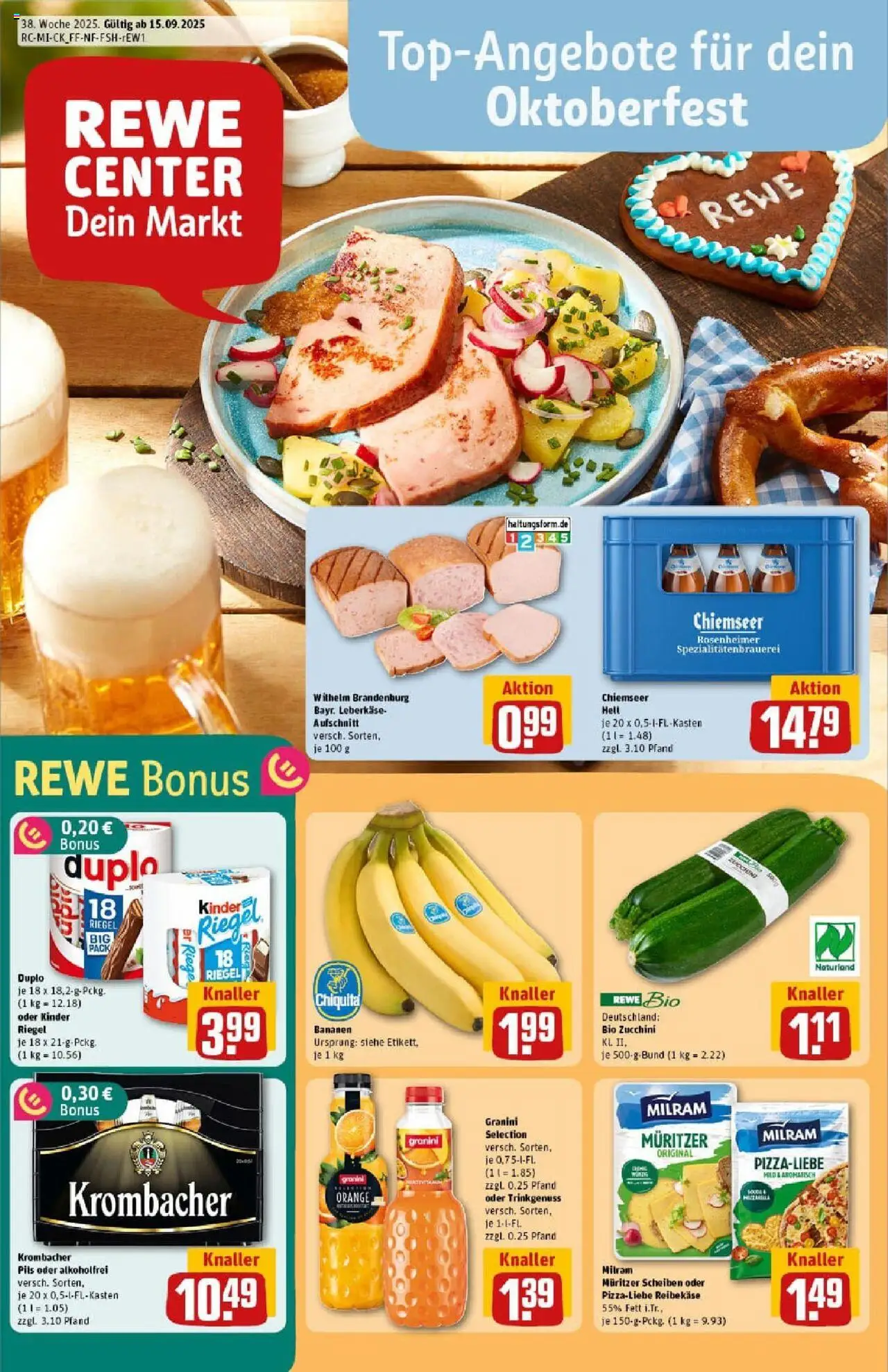 REWE Prospekt ab 14.09.2025 nächste Woche - Prospekt Alzenau	