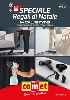 Anteprima dell'opuscolo Volantino Rowenta Regali di Natale dal negozio Comet valido da 03/12/2025