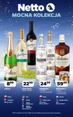 Pogląd gazetki "Mocna Kolekcja" ze sklepu Netto ważnej od 22.12.2025