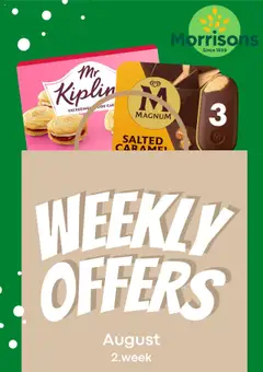 Preview of Morrisons Weekly offers valid from 04/08/2025